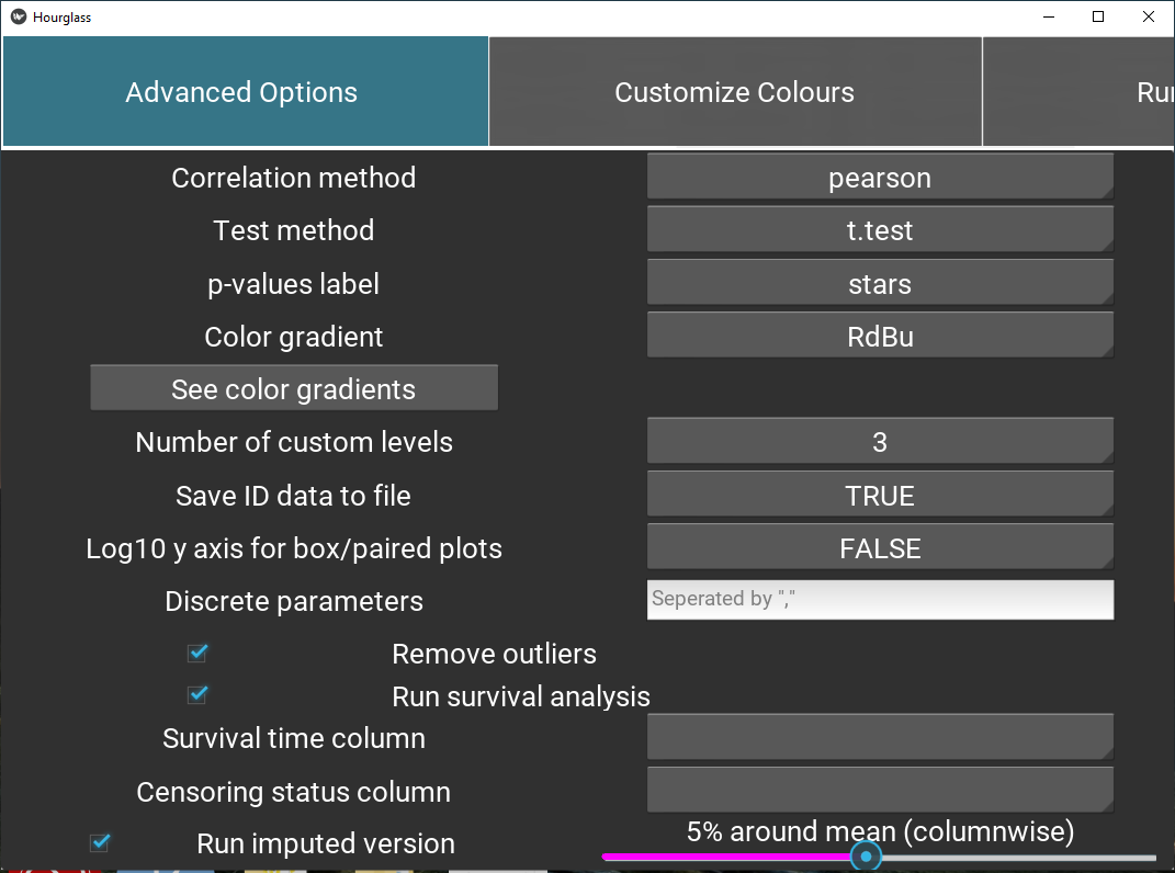 Define feature sets.